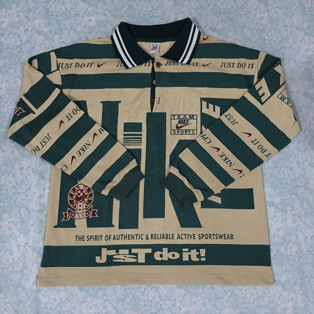 Nike Cactus Plant Flea Market Green Longsleeve Polo Shirt